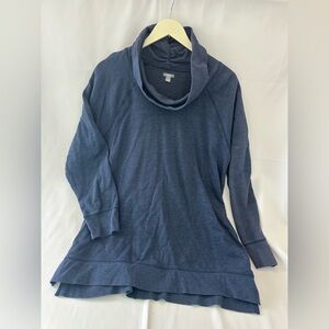 aerie sweatshirt Women’s Extra Large Navy Blue Cowl Neck